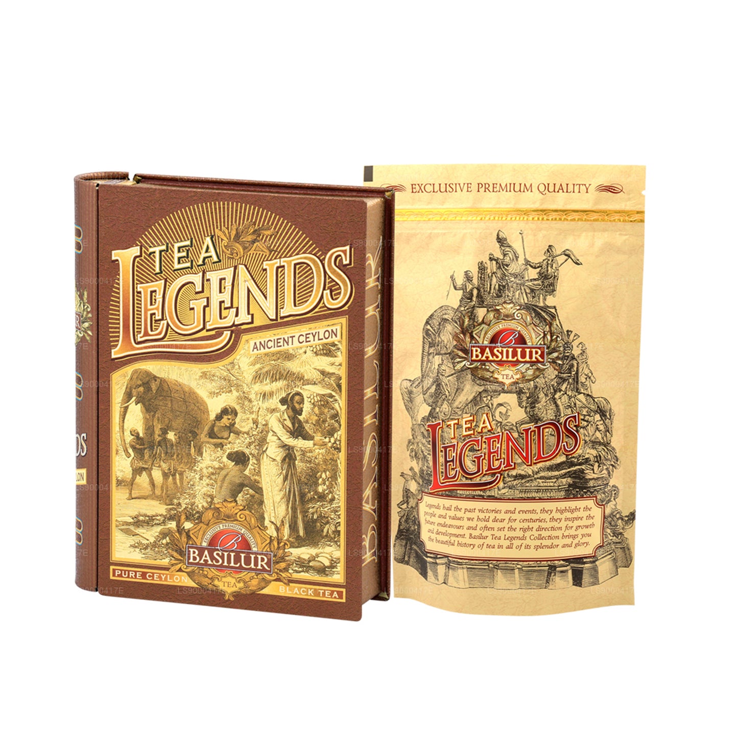 Basilur Theeboek „Tea Legends Ancient Ceylon” (100 g) Caddy