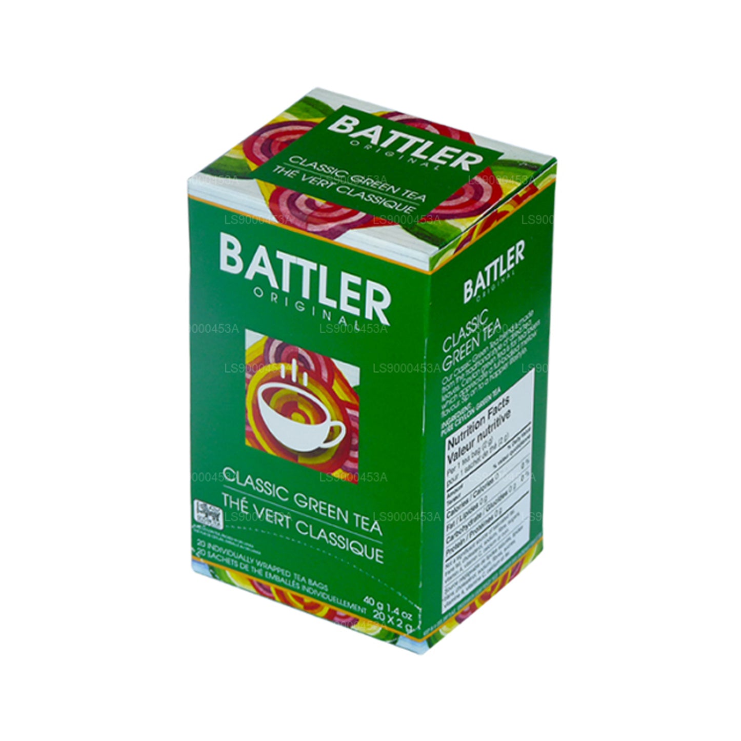 Battler Original klassieke groene thee (40 g) 20 theezakjes