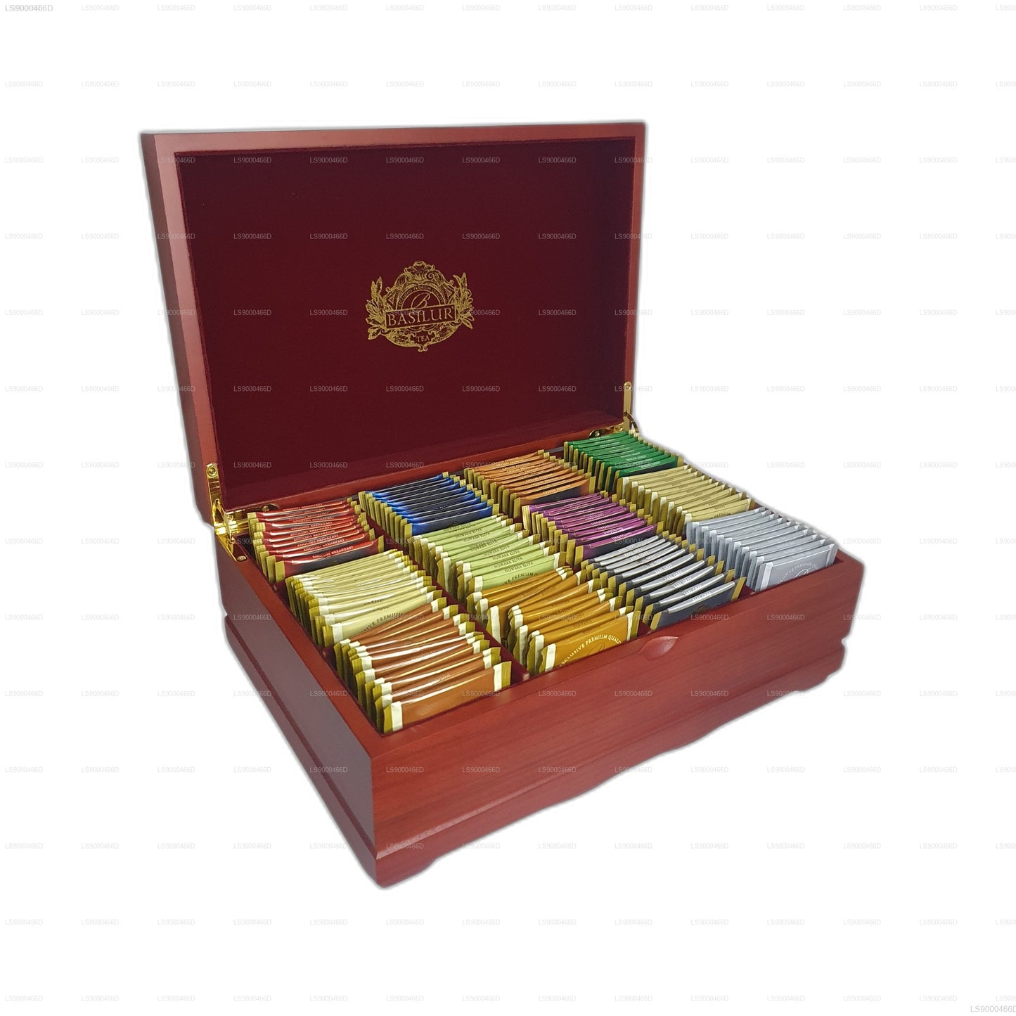 Basilur Executive Gifts Assortiment Houten Presenteerdoos (235 g) 120 Theezakjes