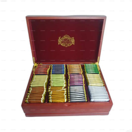 Basilur Executive Gifts Assortiment Houten Presenteerdoos (235 g) 120 Theezakjes