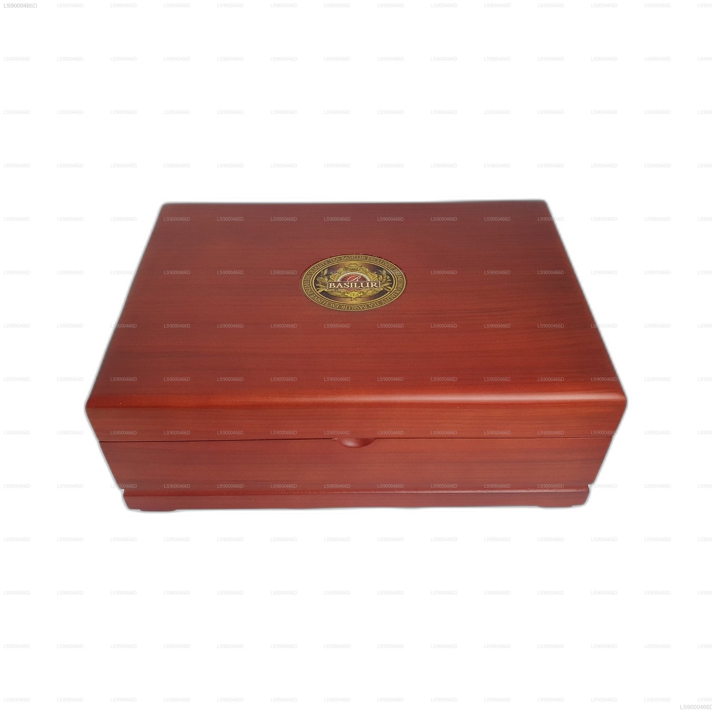 Basilur Executive Gifts Assortiment Houten Presenteerdoos (235 g) 120 Theezakjes