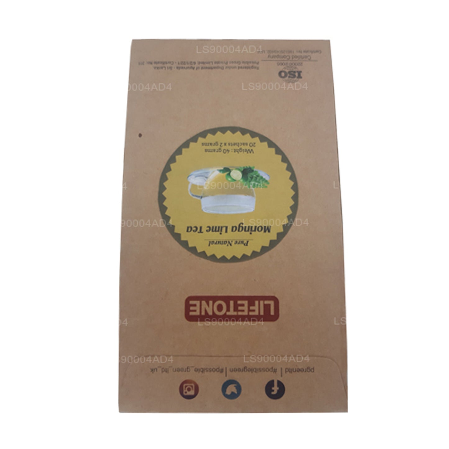 Lifetone Moringa Lime Tea (40g)