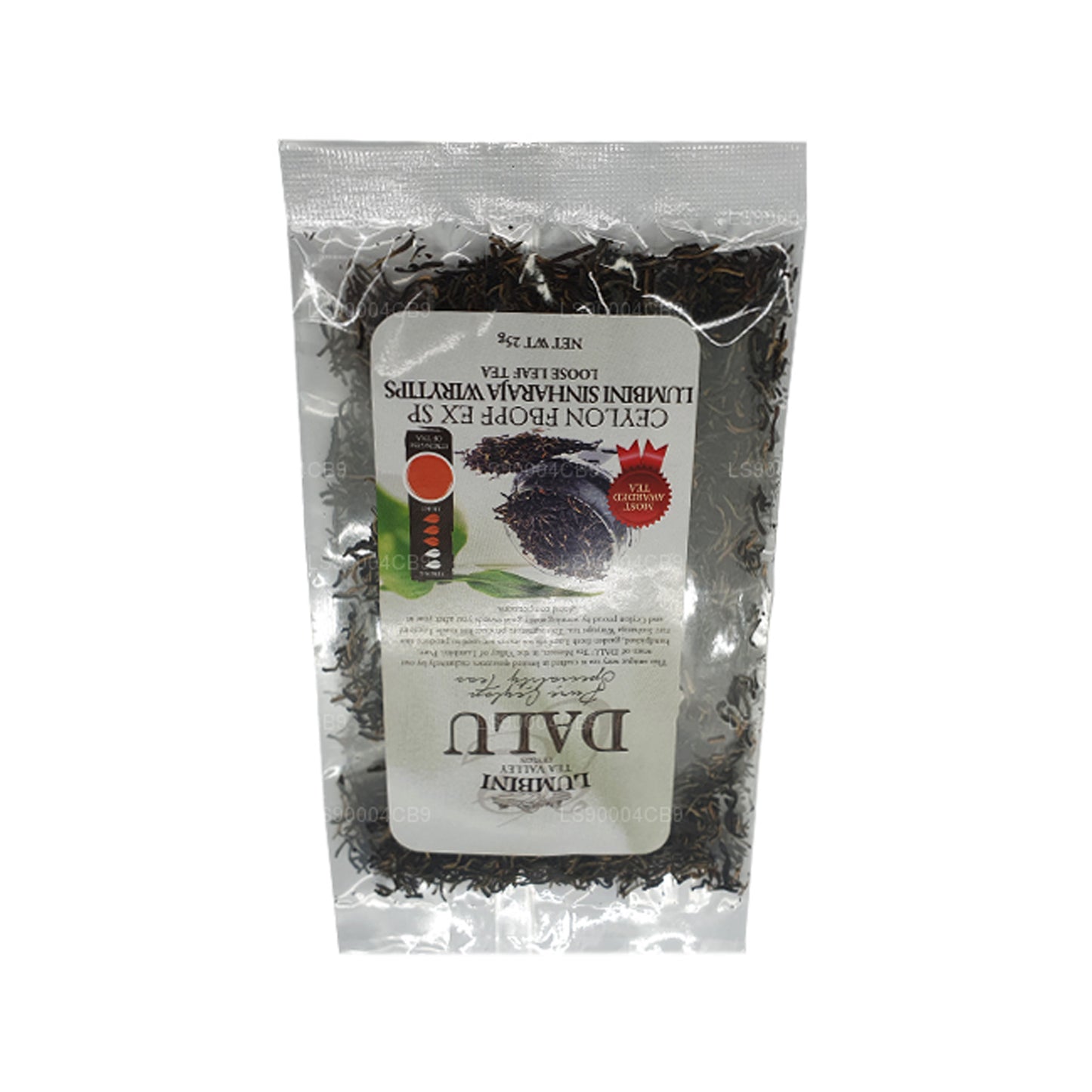 Lumbini Sinharaja Wiry Tips (FBOPF EX SP) Hoogwaardige zwarte thee (25 g)