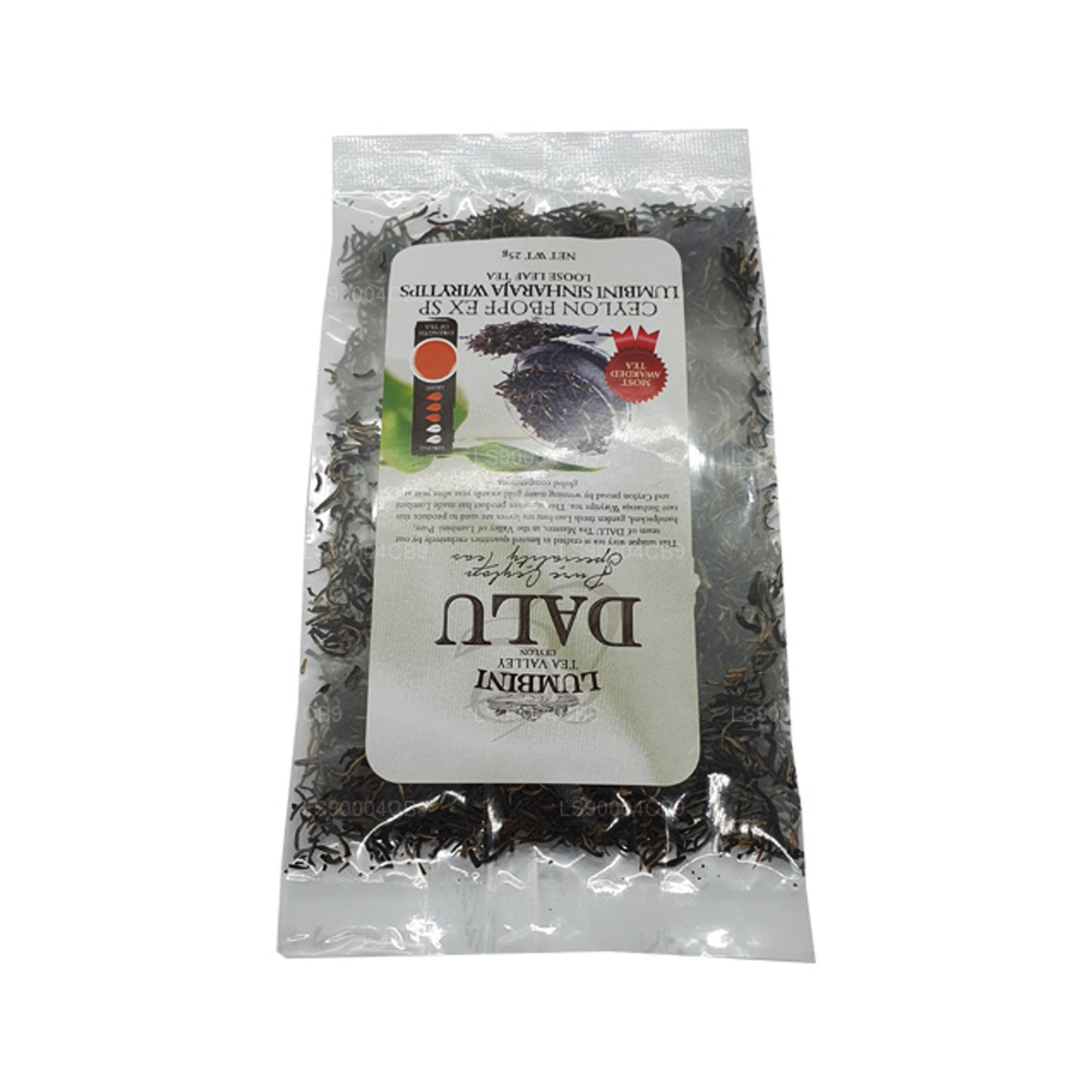 Lumbini Sinharaja Wiry Tips (FBOPF EX SP) Hoogwaardige zwarte thee (25 g)