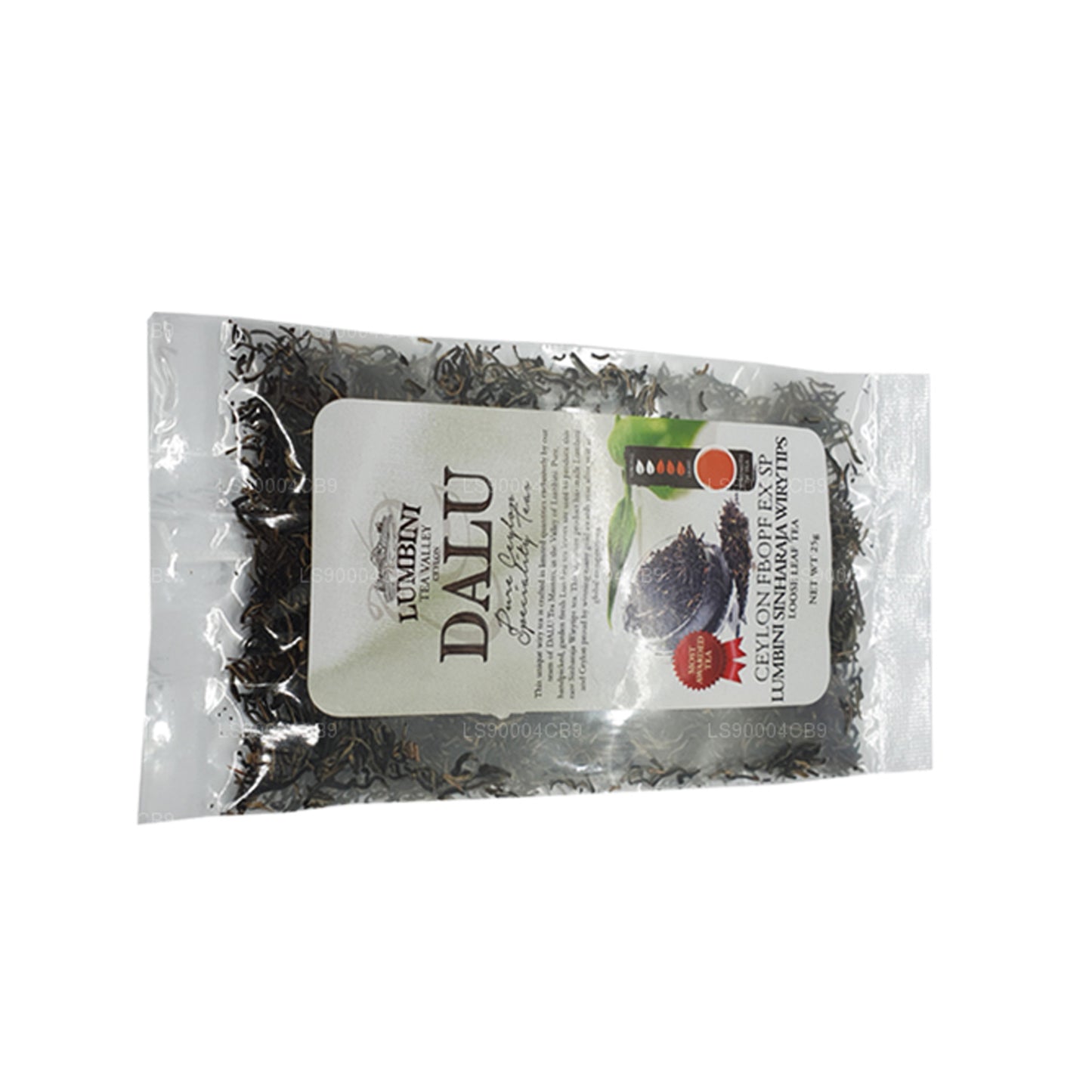 Lumbini Sinharaja Wiry Tips (FBOPF EX SP) Hoogwaardige zwarte thee (25 g)
