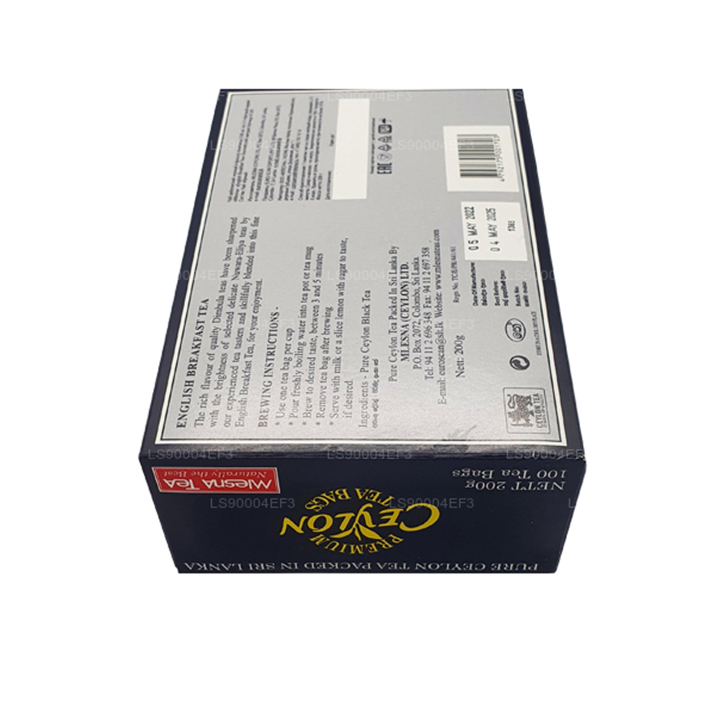 Mlesna Engelse ontbijtthee (200 g) 100 theezakjes