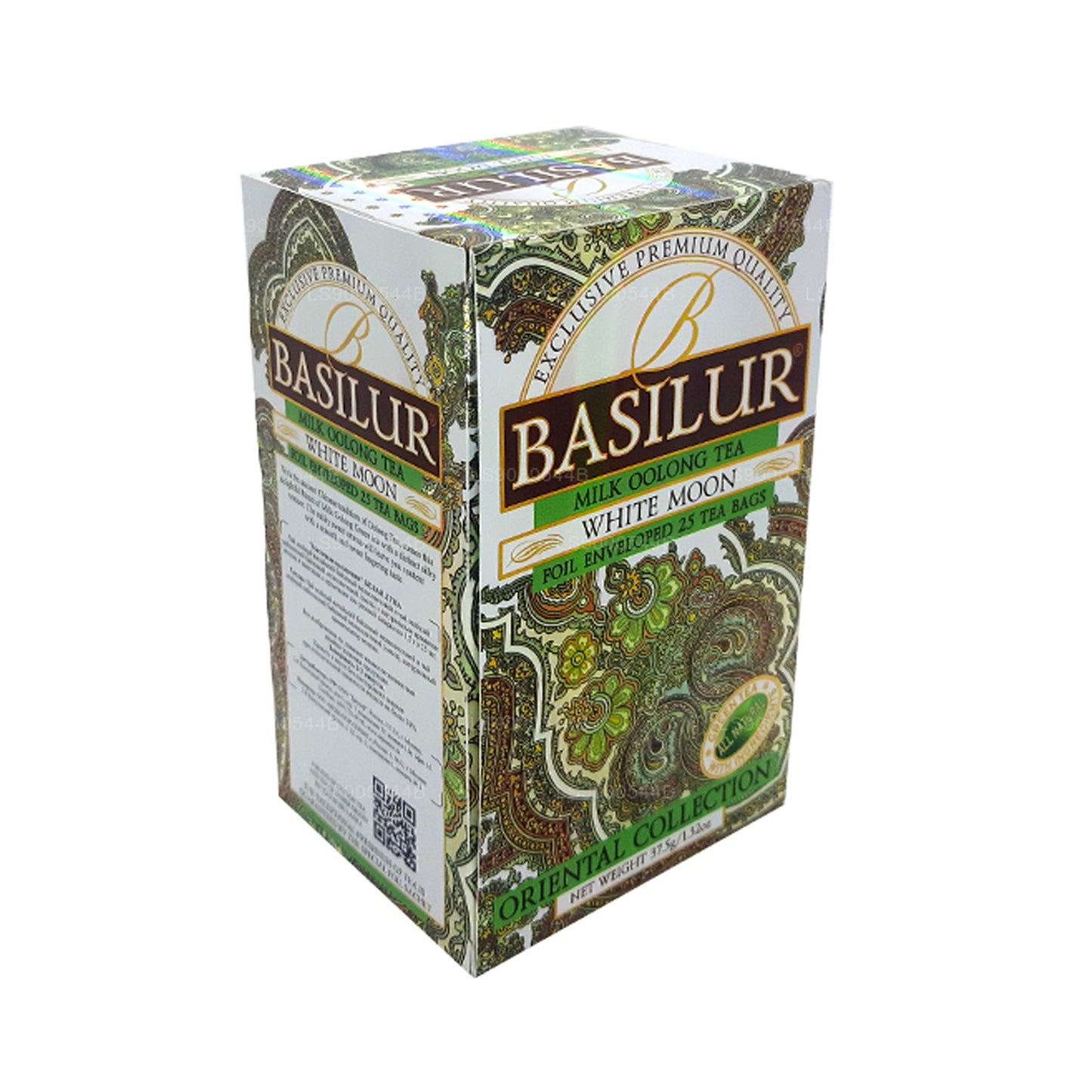 Basilur Milk Oolong Tea White Moon (37,5 g) 25 theezakjes