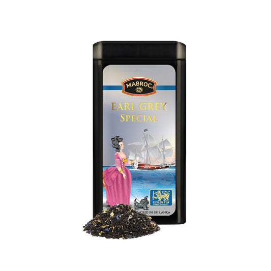 Mabroc Earl Grey Speciale Losse Thee in een Blik (150g)