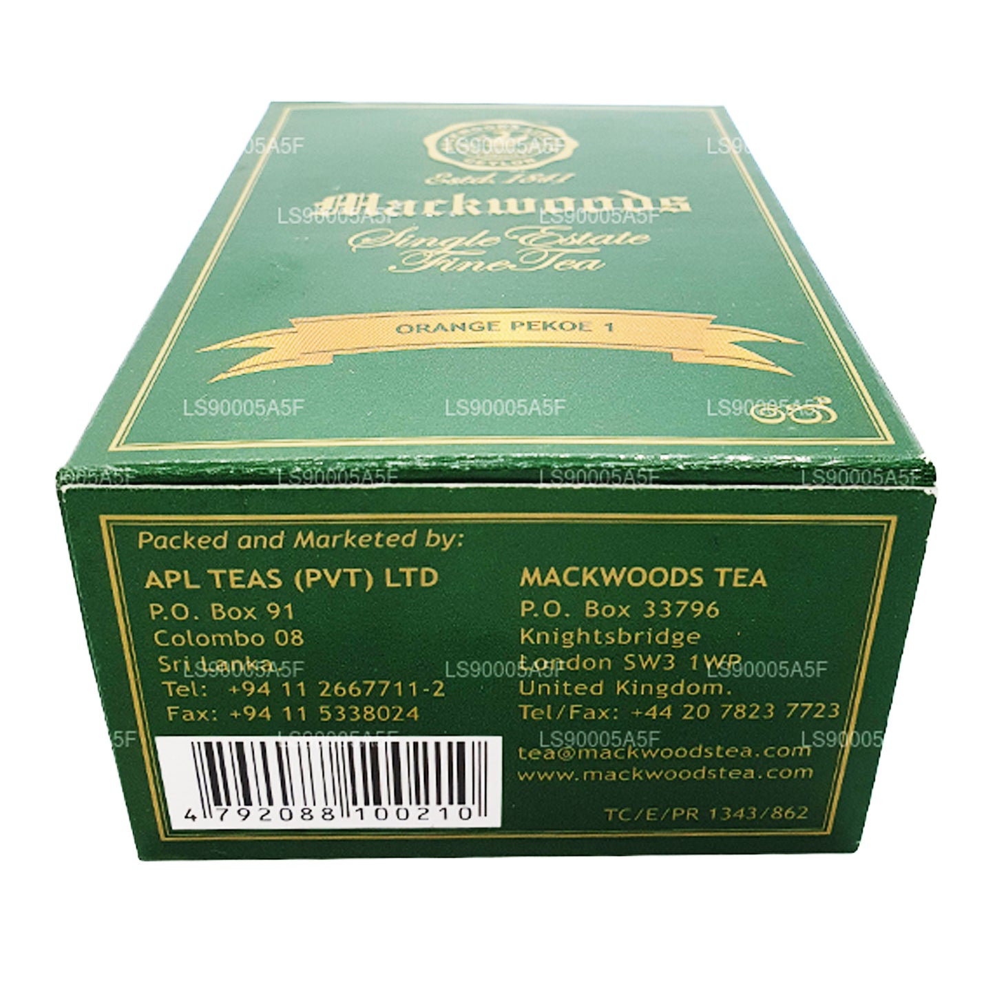Mackwoods Orange PEKOE 1 thee (100 g)