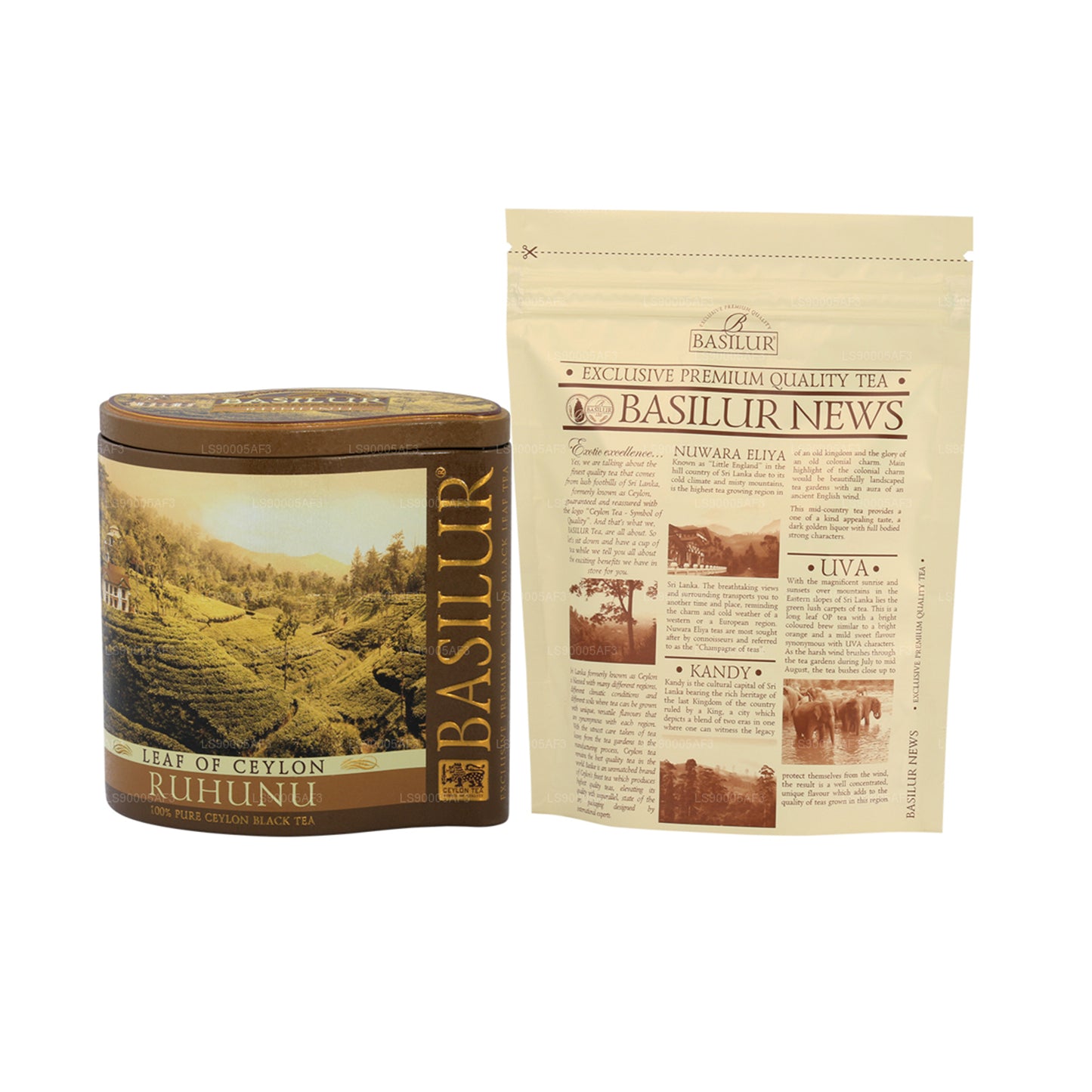 Basilur Leaf Of Ceylon „Ruhunu” (100 g) Caddy