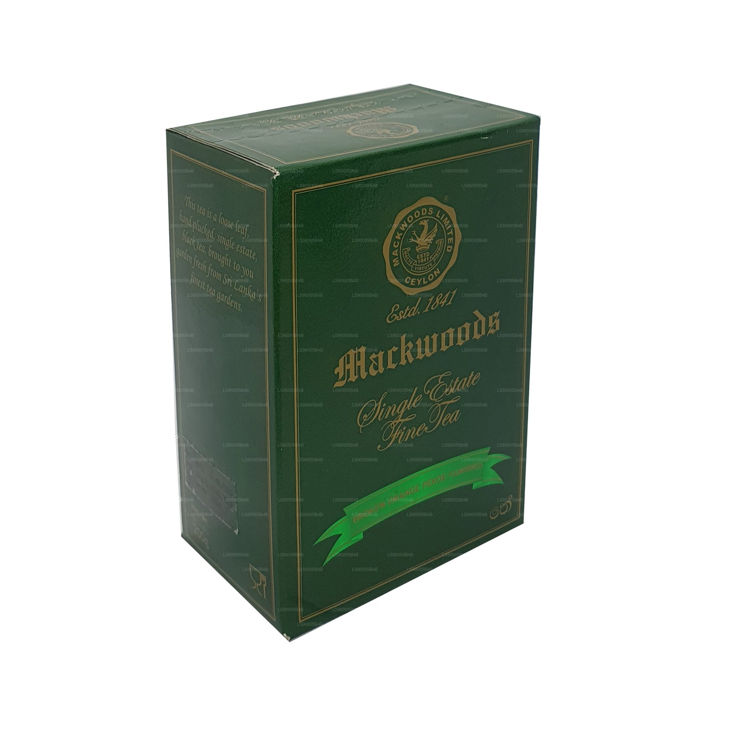 Mackwoods Single Estate Broken Orange Pekoe Fannings (BOPF) Ceylon zwarte thee met losse bladeren (200 g)