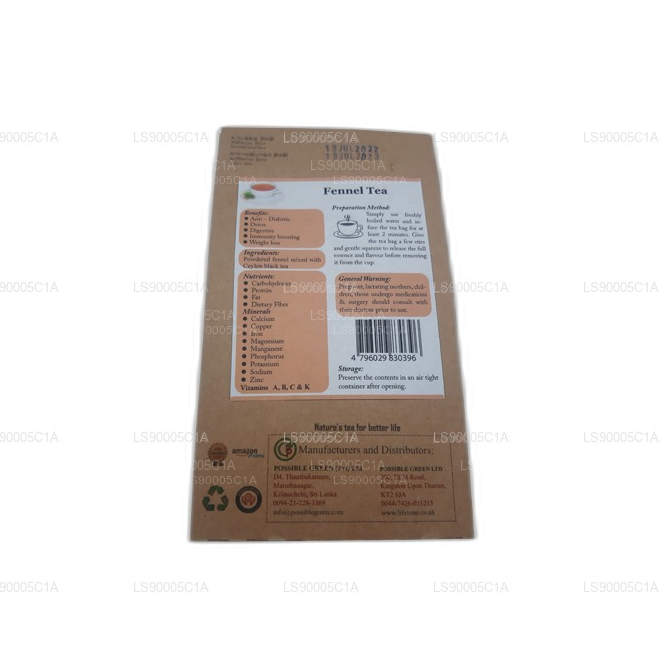 Lifetone venkelthee (40 g)