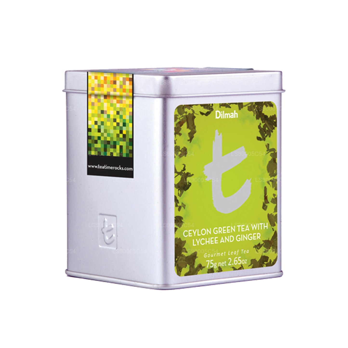 Dilmah Ceylon groene thee met lychee en gember (75 g)