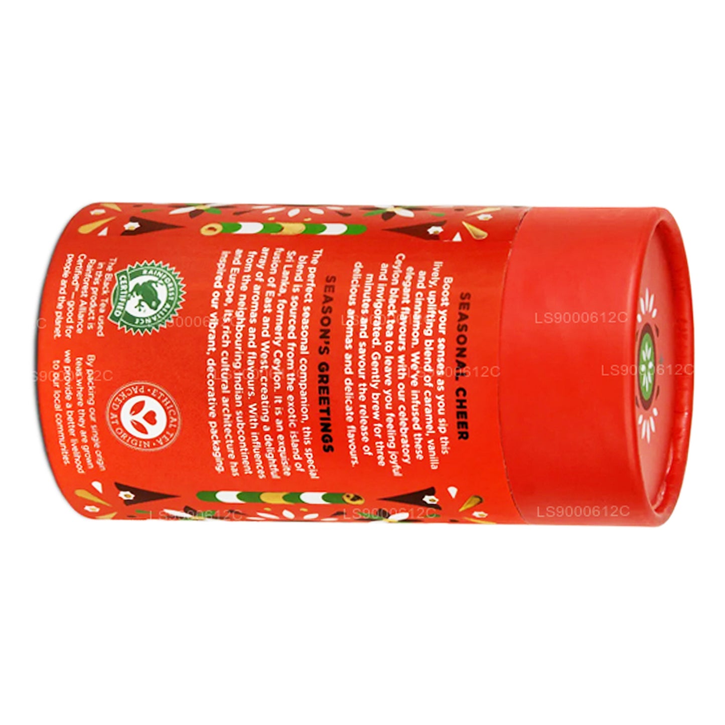 Jaf Tea Seasonal Cheer - Zwarte thee op smaak gebracht met karamel, vanille en kaneel (50 g)