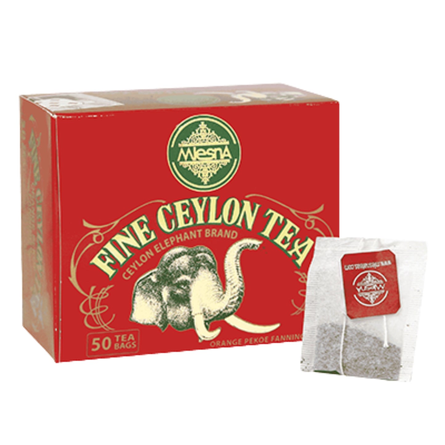 Mlesna Fijne Ceylon Thee (100 g) 50 theezakjes