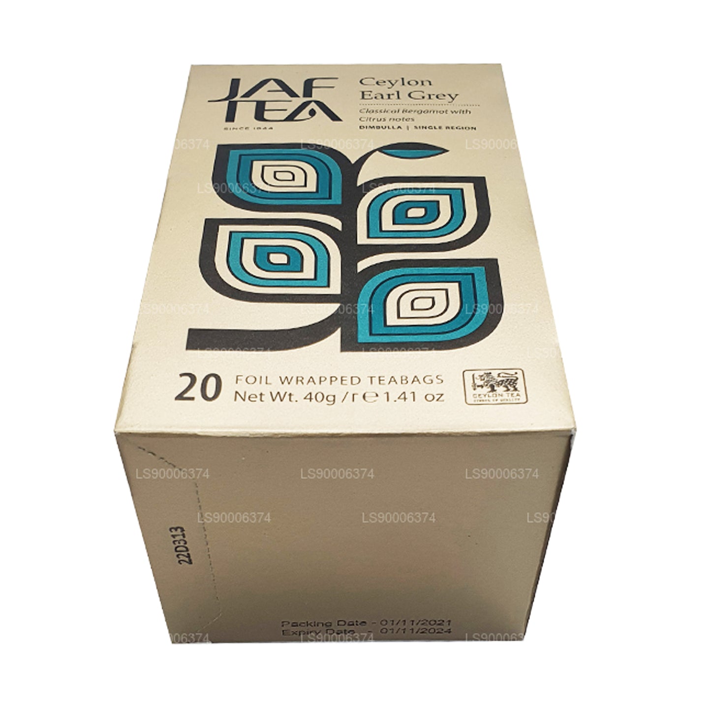 Jaf Tea Ceylon Earl Grey (40 g) 20 theezakjes