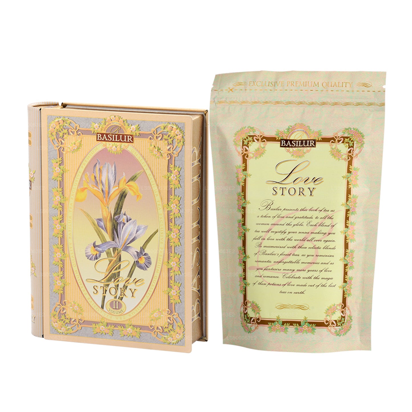 Basilur Theeboek „Love Story - Volume II” (100g) Caddy