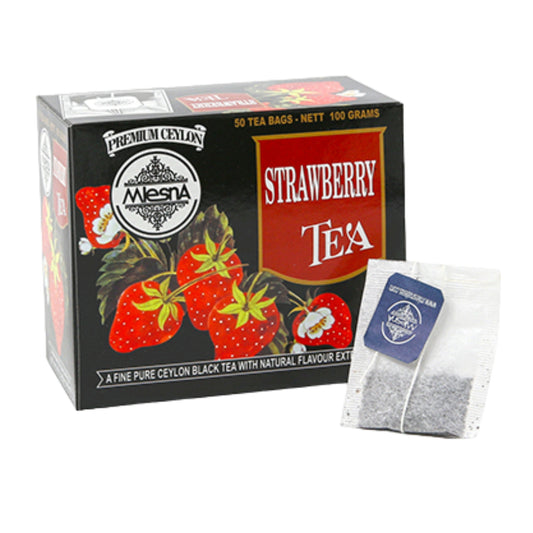 Mlesna Aardbeienthee (100 g) 50 theezakjes