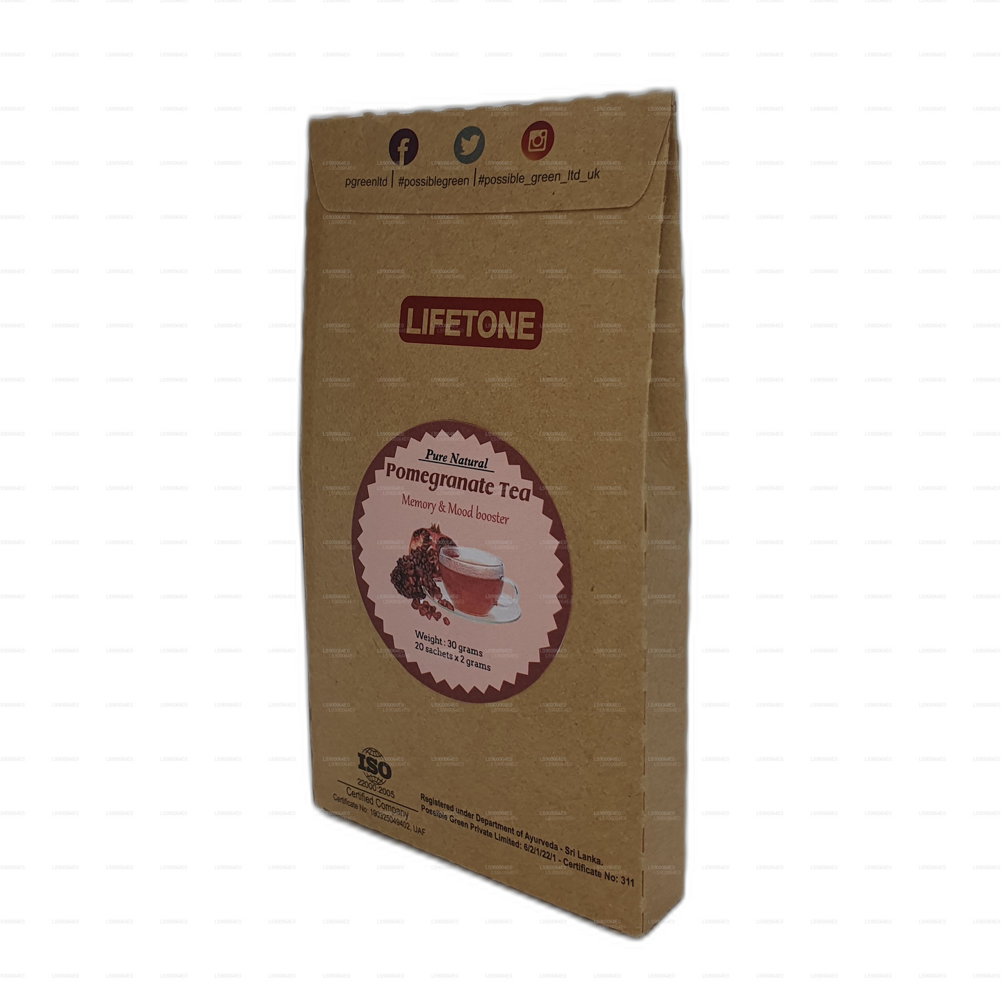 Lifetone granaatappelthee (30 g)