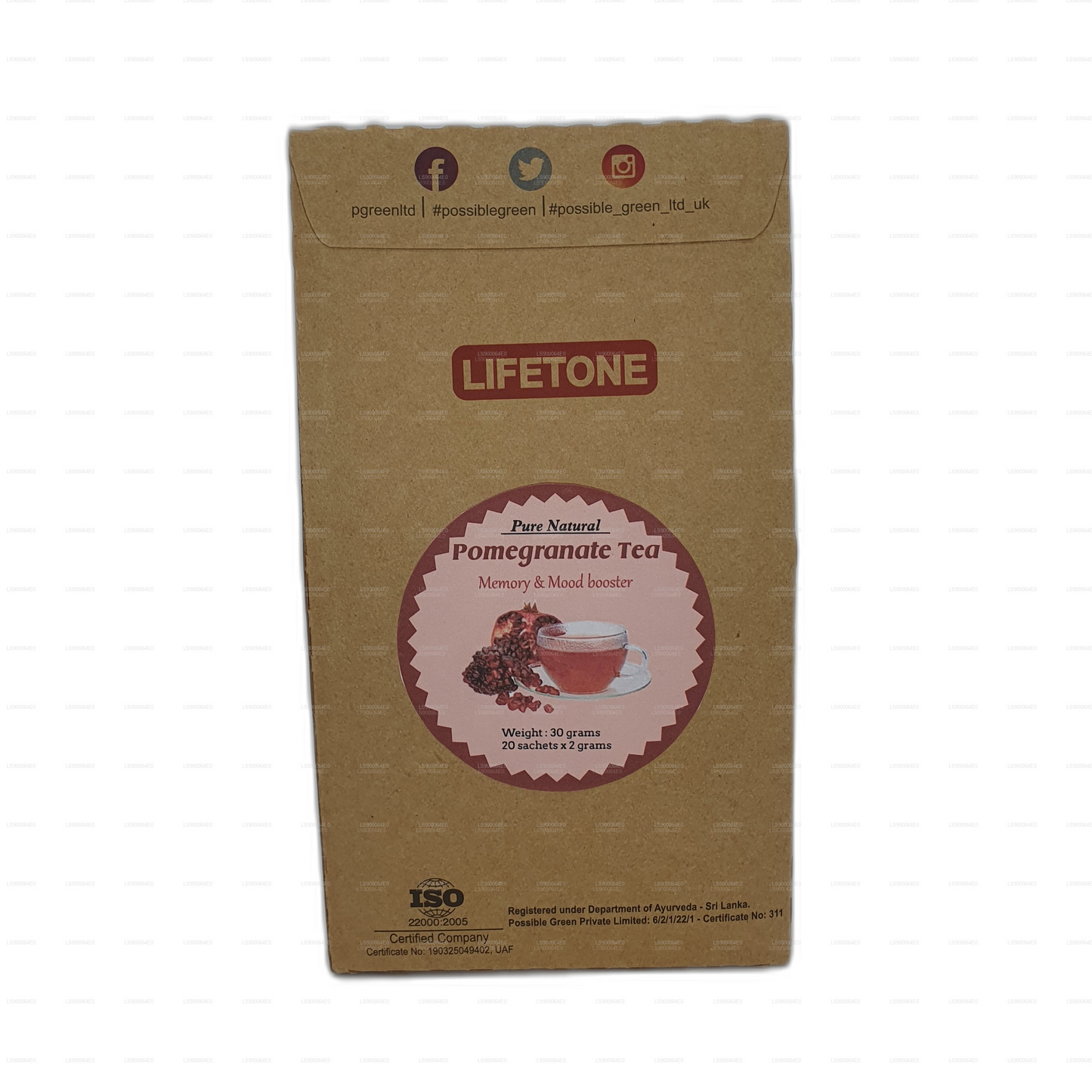 Lifetone granaatappelthee (30 g)