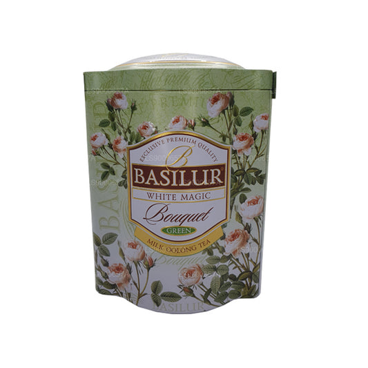 Basilur White Magic Bouquet met groene caddy (100 g)