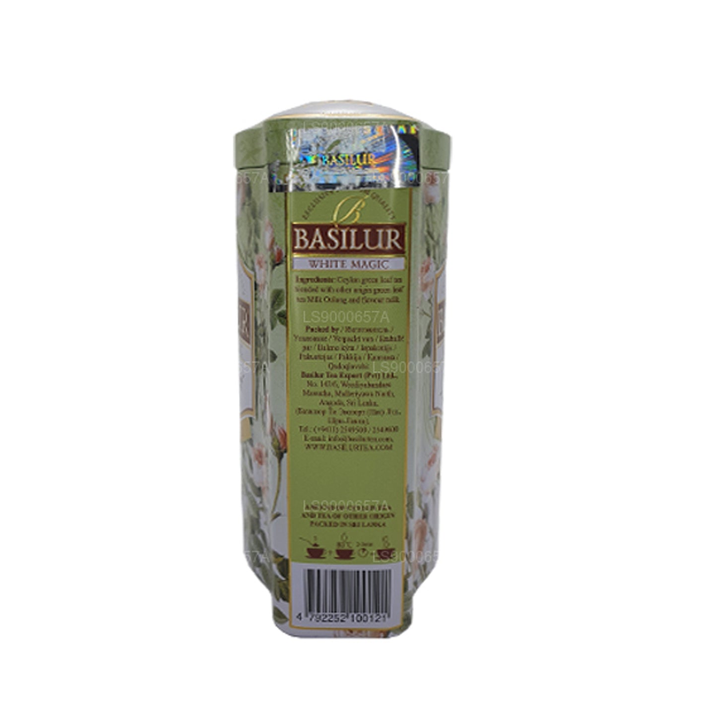 Basilur White Magic Bouquet met groene caddy (100 g)