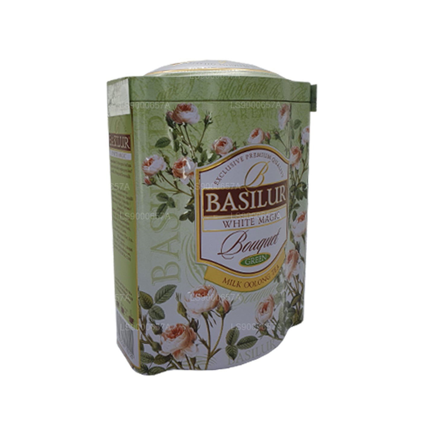 Basilur White Magic Bouquet met groene caddy (100 g)