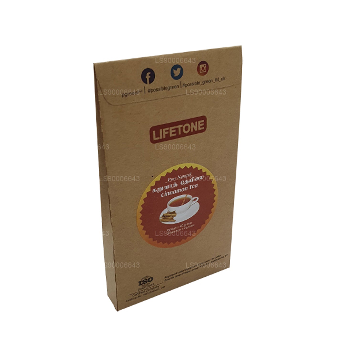 Lifetone kaneelthee (40 g)