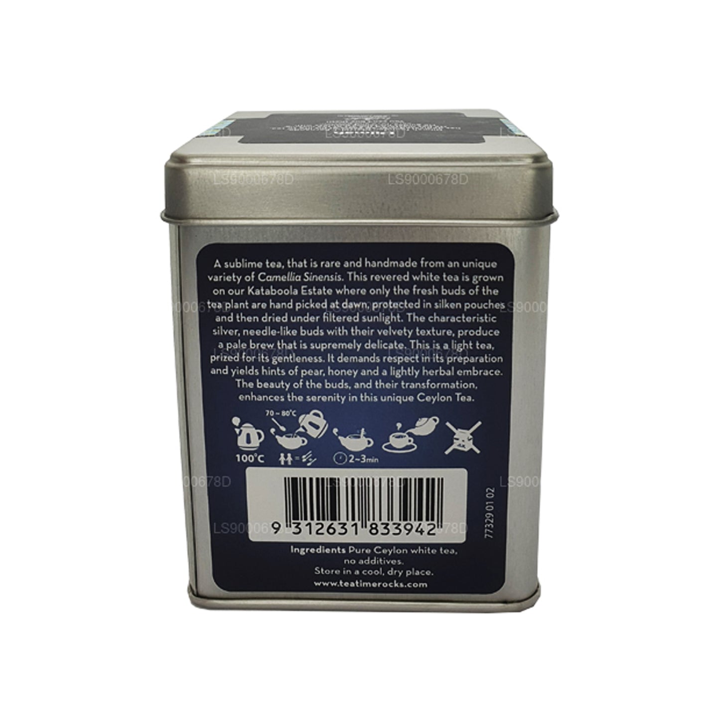 Dilmah Ceylon Silver Tips witte thee (40 g) Caddy Loose Tea