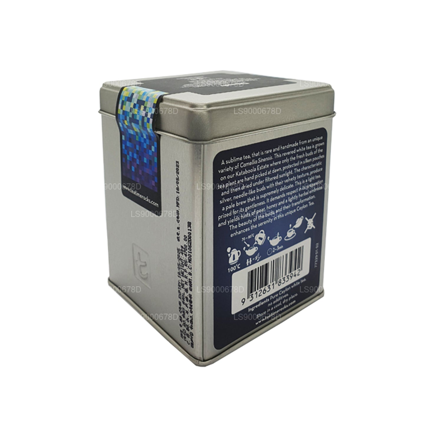 Dilmah Ceylon Silver Tips witte thee (40 g) Caddy Loose Tea