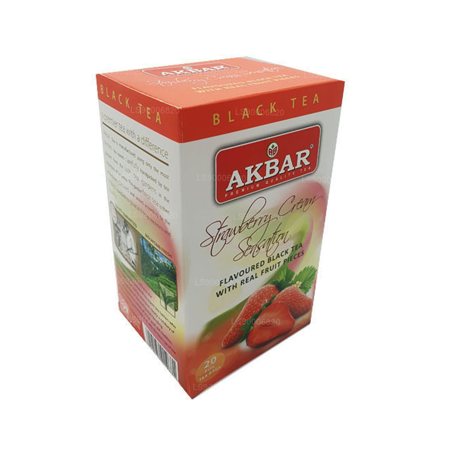 Akbar Strawberry Cream Sensation (40 g) 20 theezakjes