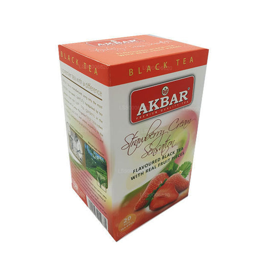 Akbar Strawberry Cream Sensation (40 g) 20 theezakjes