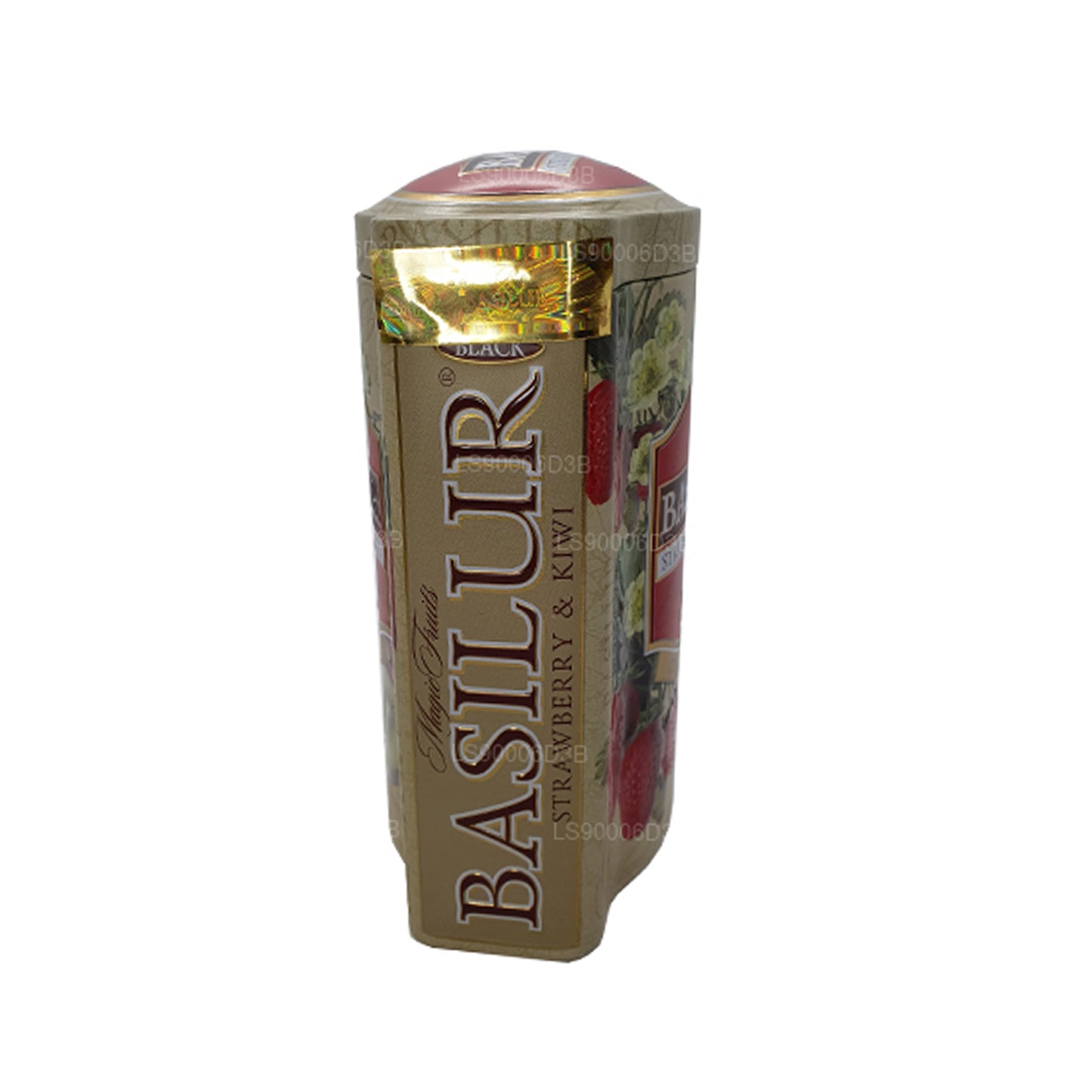 Basilur Magic Fruits Tin Caddy met aardbeien en kiwi (100 g)