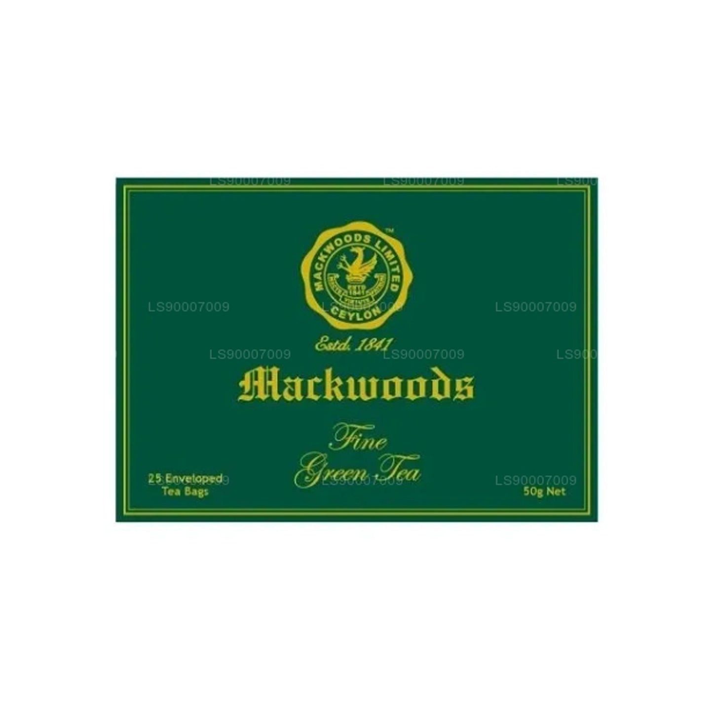 Mackwoods fijne groene thee (50 g) 25 theezakjes