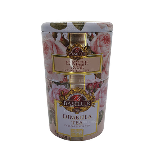 Basilur vruchten en bloemen „English Rose” Dimbula (100g) Caddy