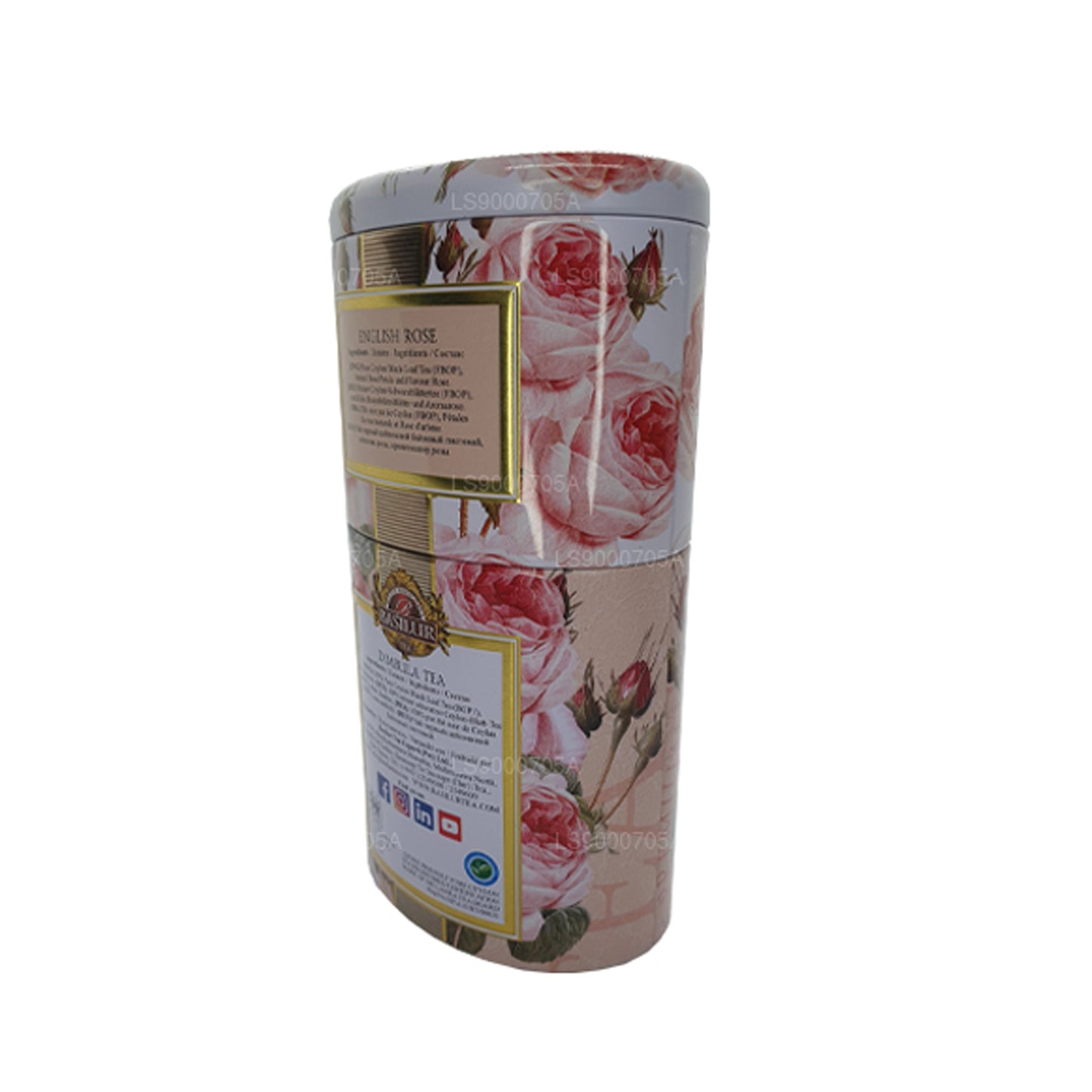 Basilur vruchten en bloemen „English Rose” Dimbula (100g) Caddy