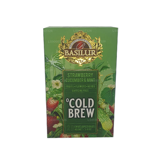 Basilur Cold Brew „Strawberry Cucumber and Mint” (40 g) doos
