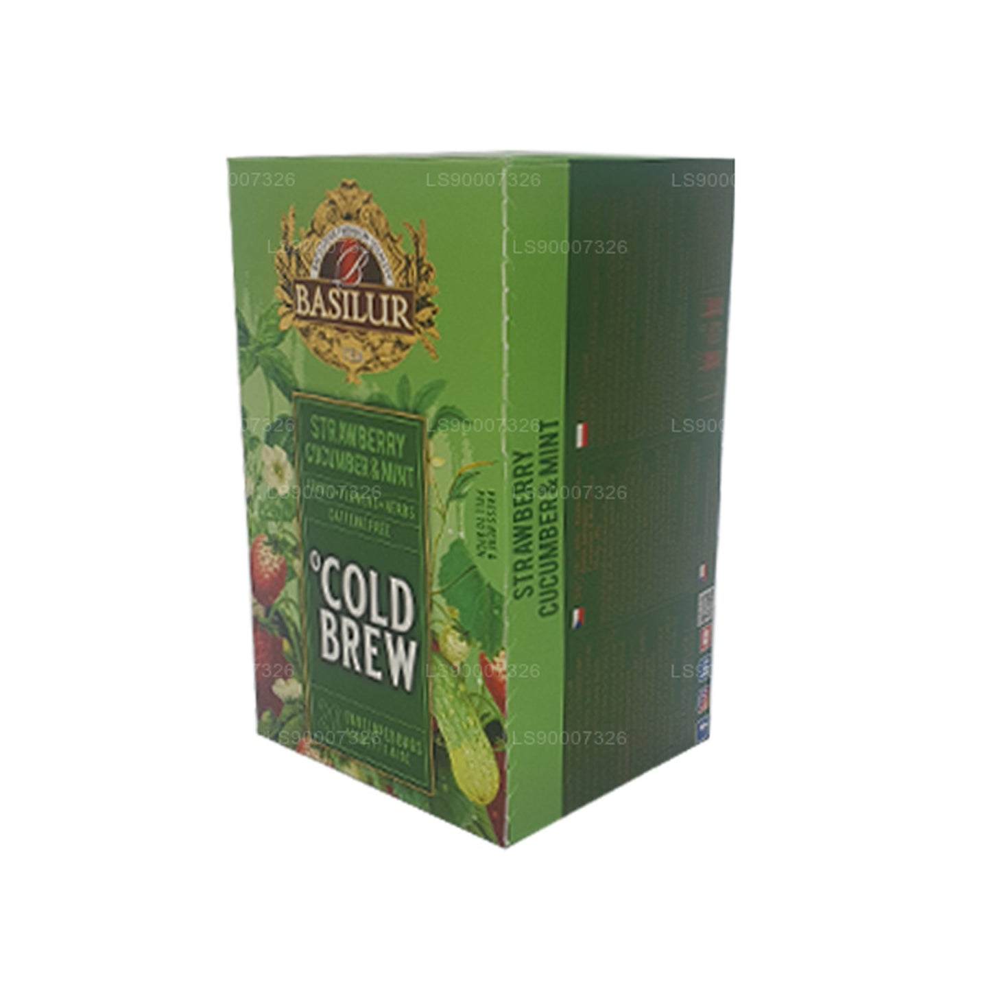 Basilur Cold Brew „Strawberry Cucumber and Mint” (40 g) doos