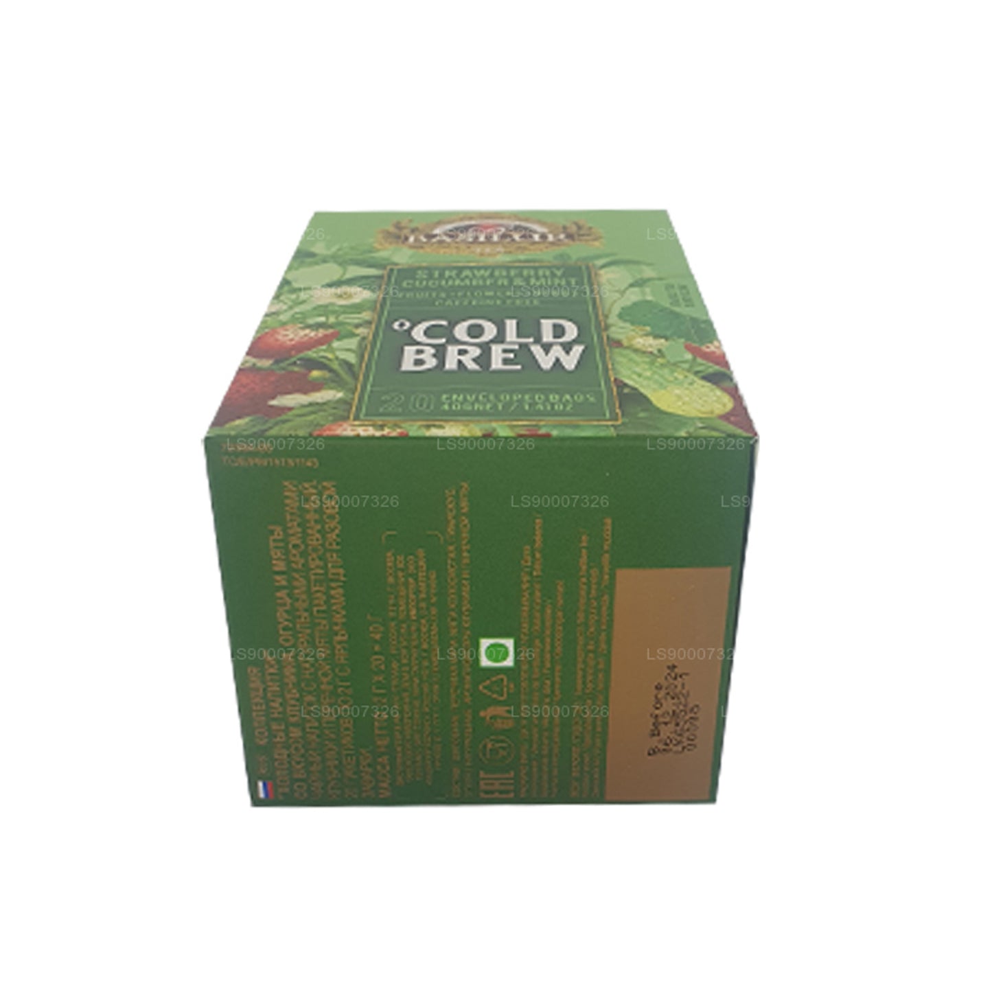 Basilur Cold Brew „Strawberry Cucumber and Mint” (40 g) doos