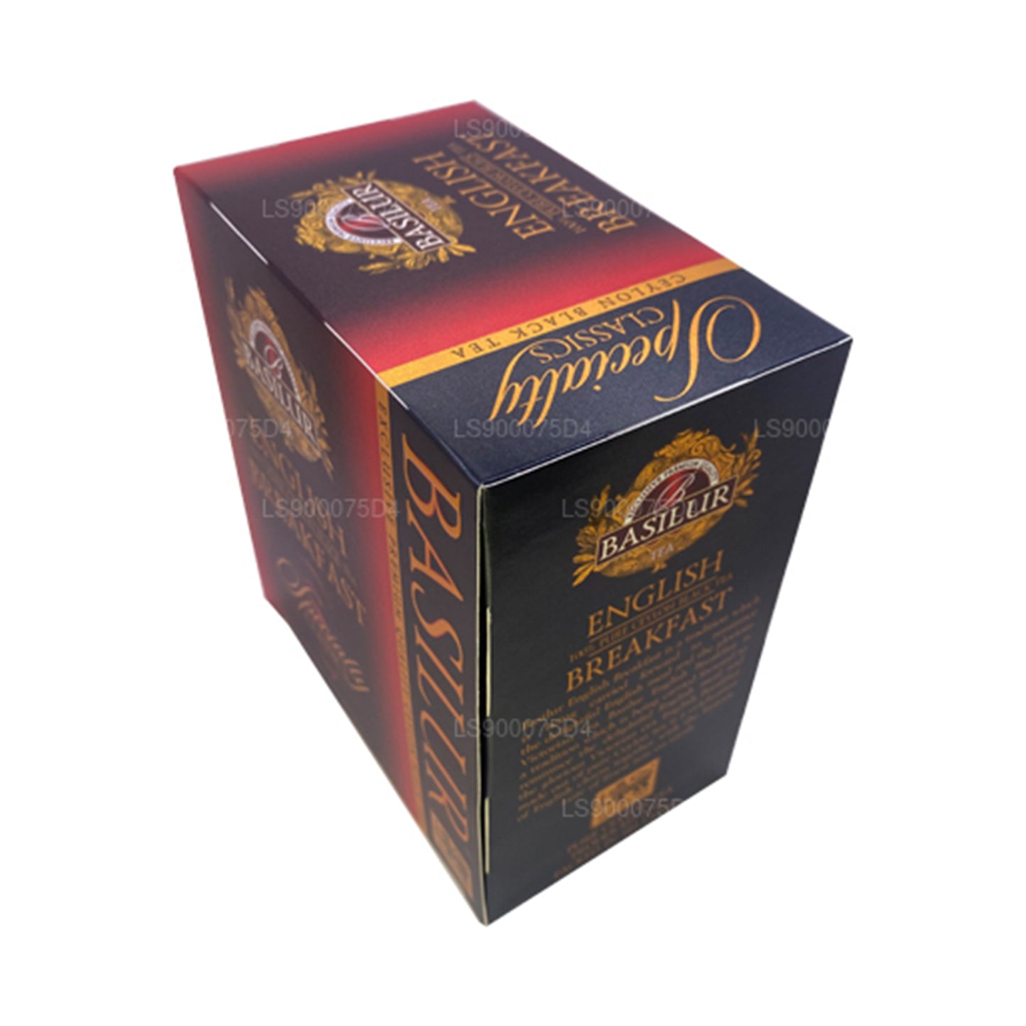 Basilur English Breakfast Pure Ceylon zwarte thee (200 g) 100 theezakjes