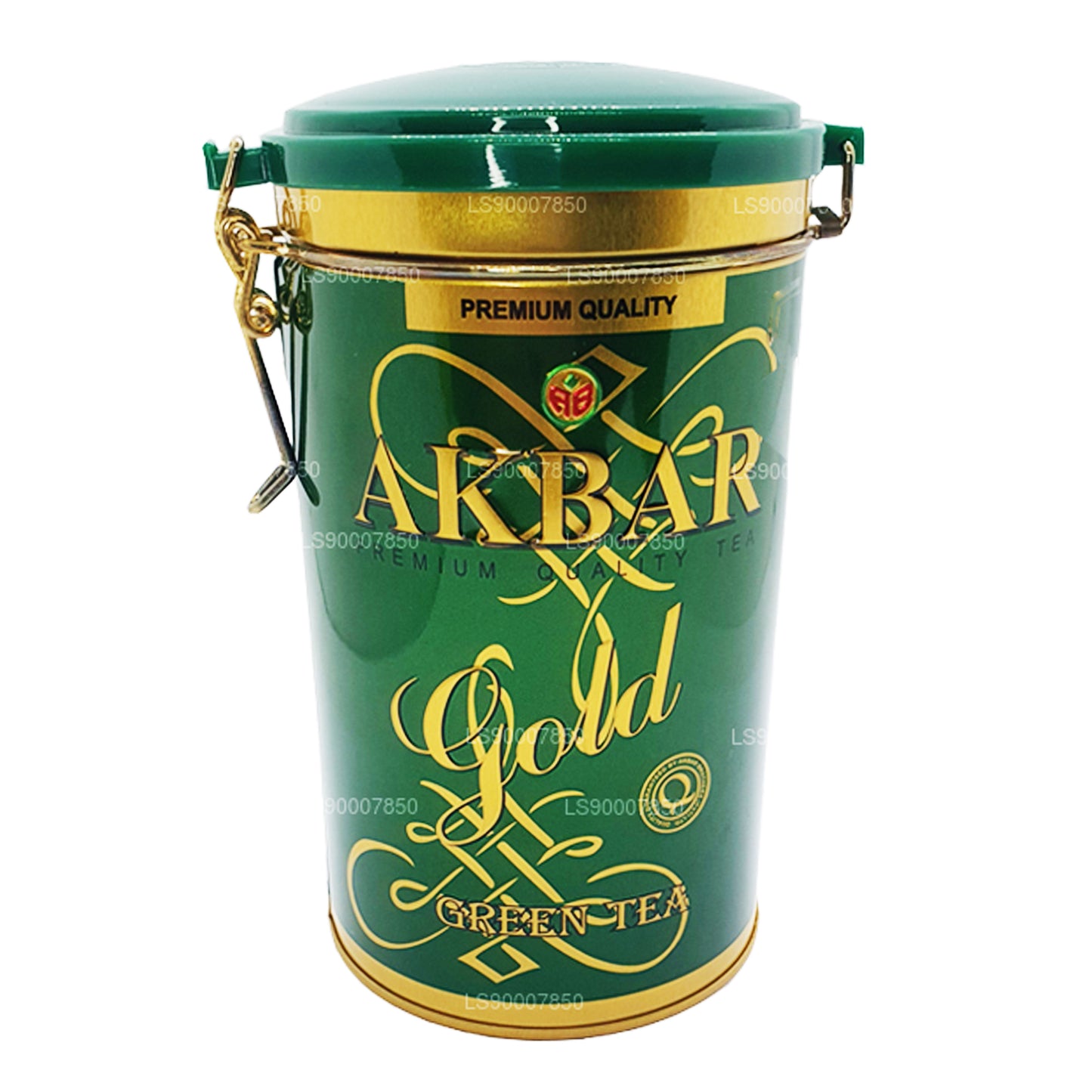 Akbar Gold Green Tea Leaf Tea (275 g) blikje