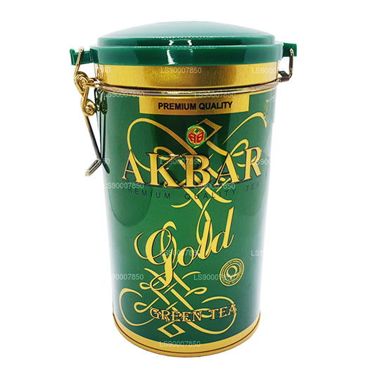 Akbar Gold Green Tea Leaf Tea (275 g) blikje