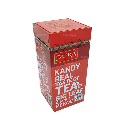 Impra Kandy Taste of Tea Big Leaf Orange Pekoe (200 g) Meatal Caddy