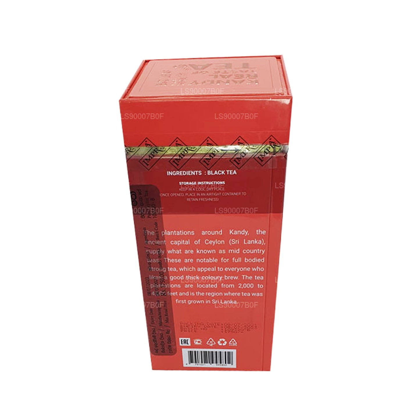 Impra Kandy Taste of Tea Big Leaf Orange Pekoe (200 g) Meatal Caddy