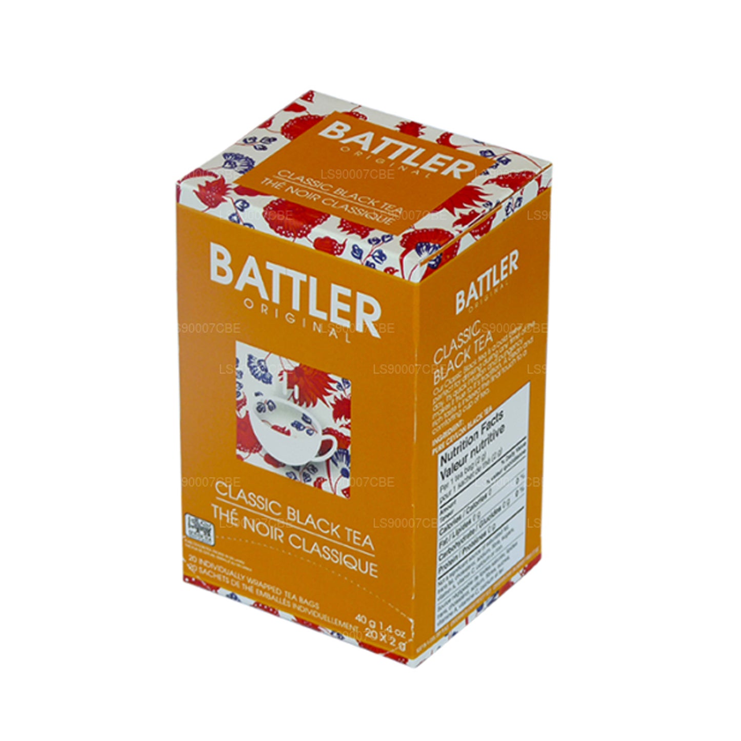 Battler Original Classic zwarte thee (40 g) 20 theezakjes