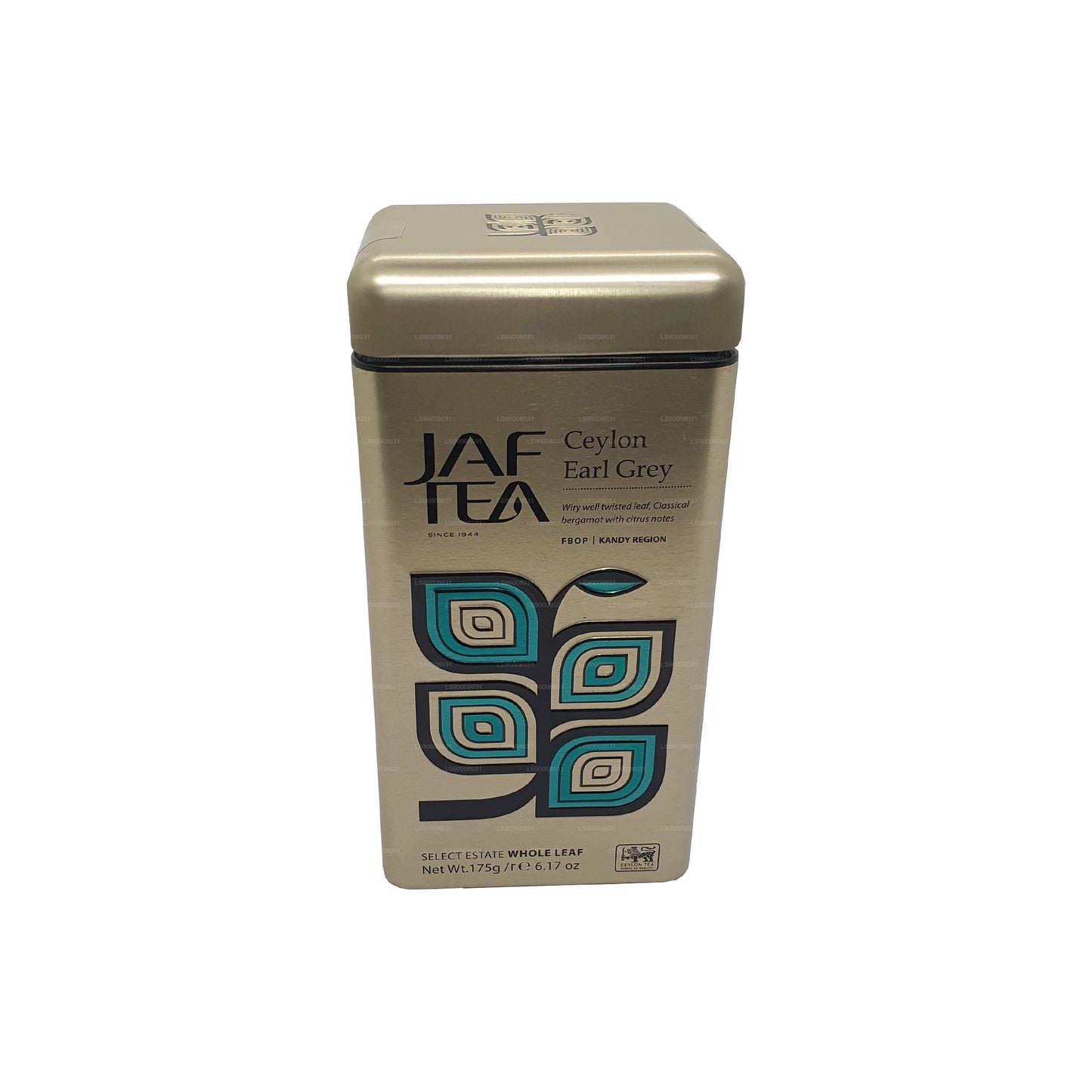 Jaf Tea Classic Gold Collection Ceylon Earl Grey Caddy (175 g)