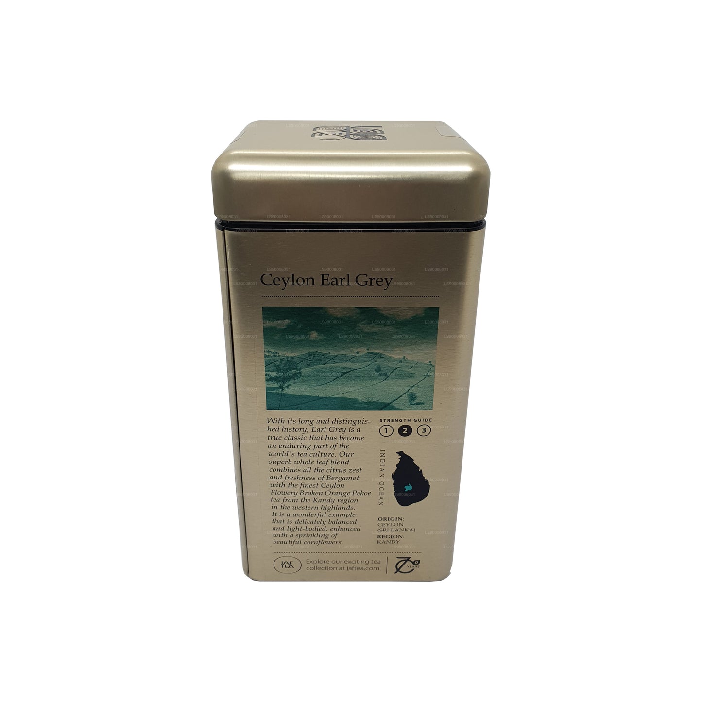 Jaf Tea Classic Gold Collection Ceylon Earl Grey Caddy (175 g)