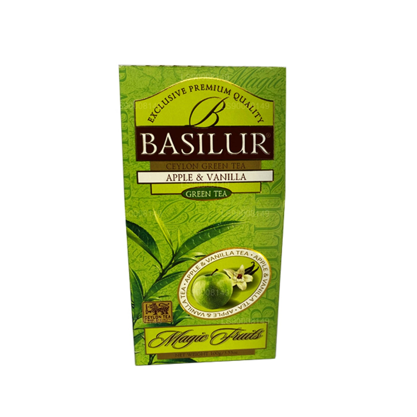 Basilur Magic groene appel en vanille (100 g)