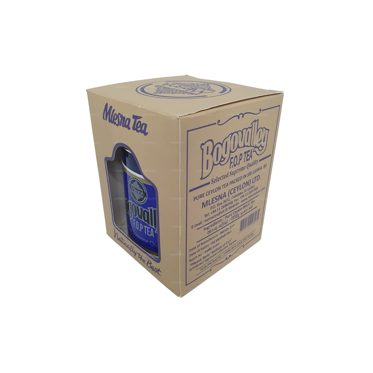 Mlesna Bogovalley F.O.P Thee in een metalen blik (100 g)