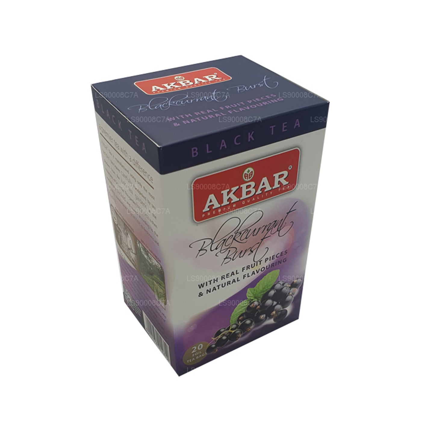Akbar Blackcurrant Burst (40 g) 20 theezakjes in folie